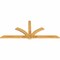 Ekena Millwork Redmond Rough Sawn Timber Gable Bracket, Western Red Cedar, 84"W x 35"H x 2"D x 4"F, 10/12 Pitch GBW084X35X0204RED00RWR - alternate 3